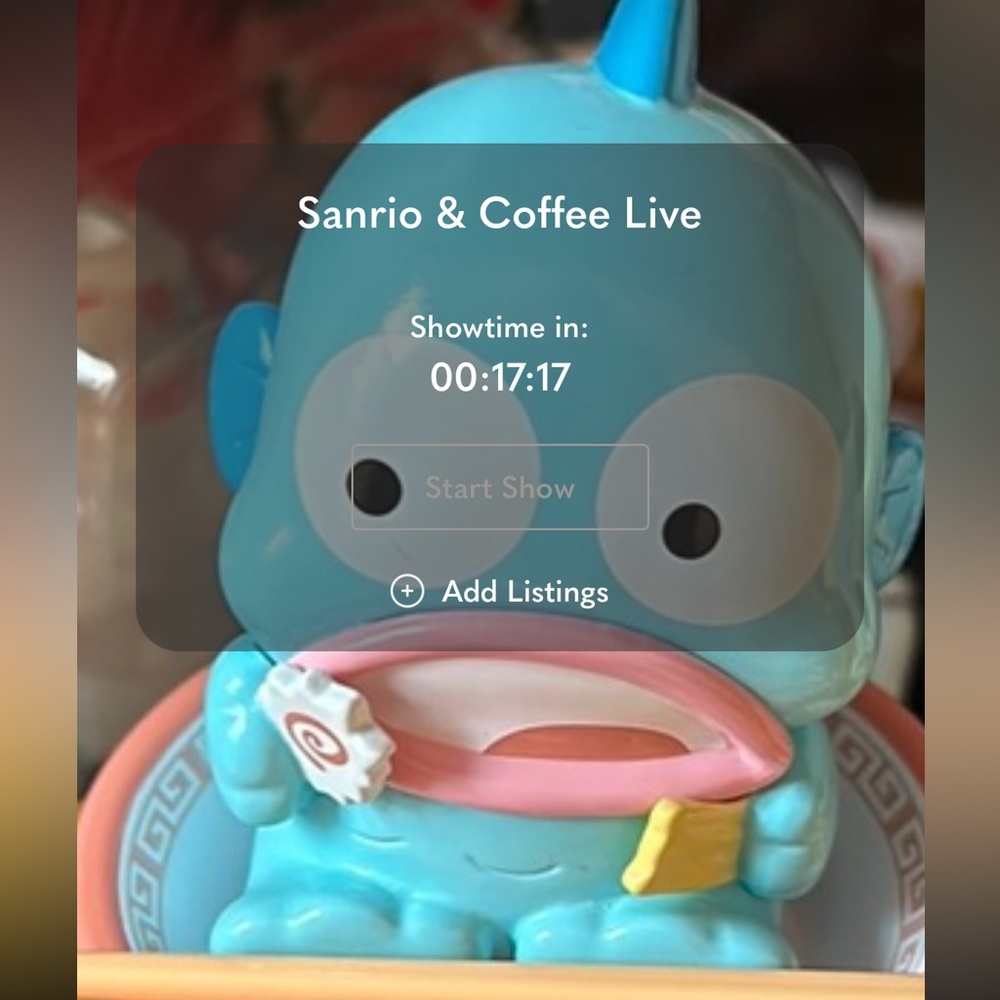 Live show item